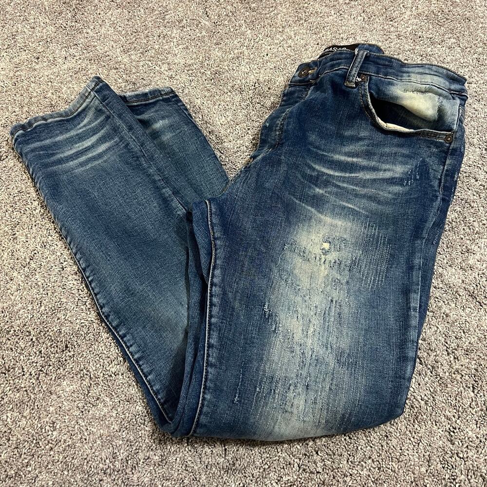 Valabasas Men’s Skinny Button Fly Jeans size 38
